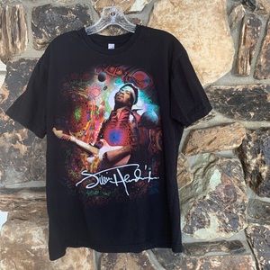 Unisex Jimi Hendrix tee size Large black